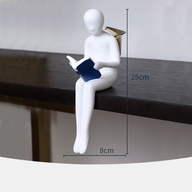 Abstract Bookshelf Statuette