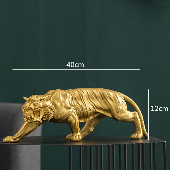 Golden Bull & Bear Statues