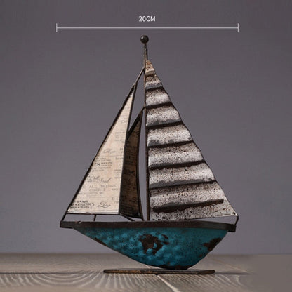 Iron Retro Sailboat