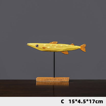 Wooden Aquatic Sculpture