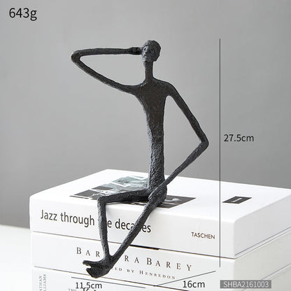 Metal Abstract Figurines