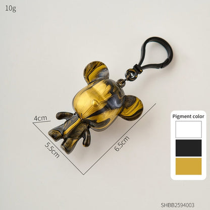 DIY Bear Figurine Keychain