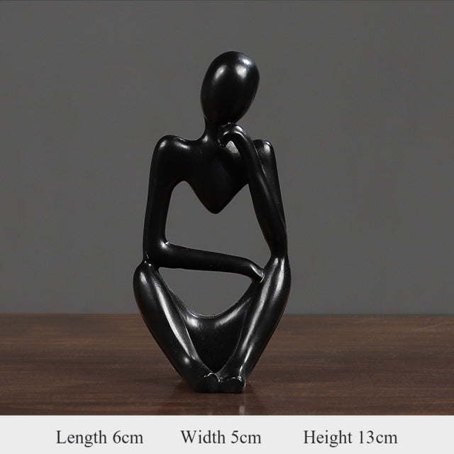 Abstract Thinker Figurines