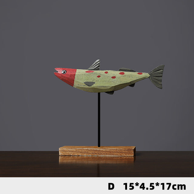 Wooden Aquatic Sculpture