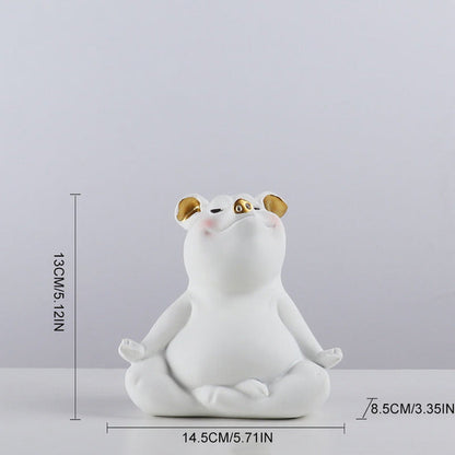 Cartoon Pig Figurines