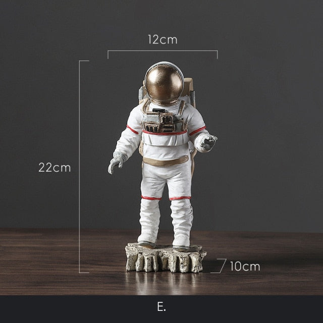 Space Bulldog Astronaut Figurines