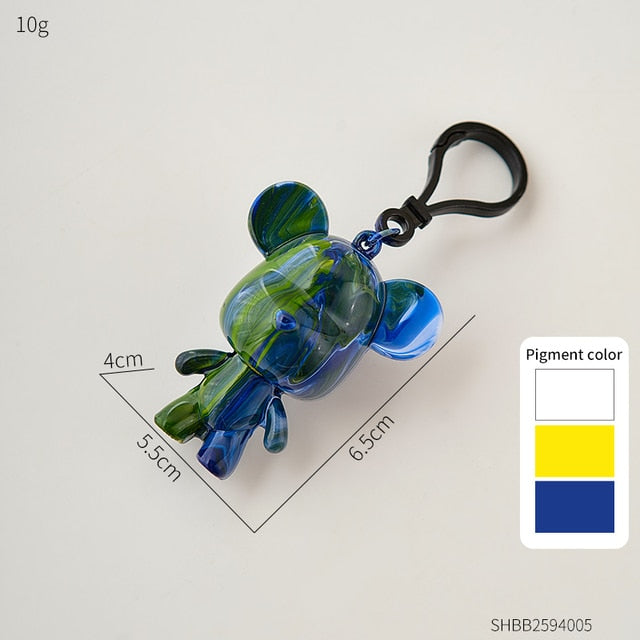 DIY Bear Figurine Keychain