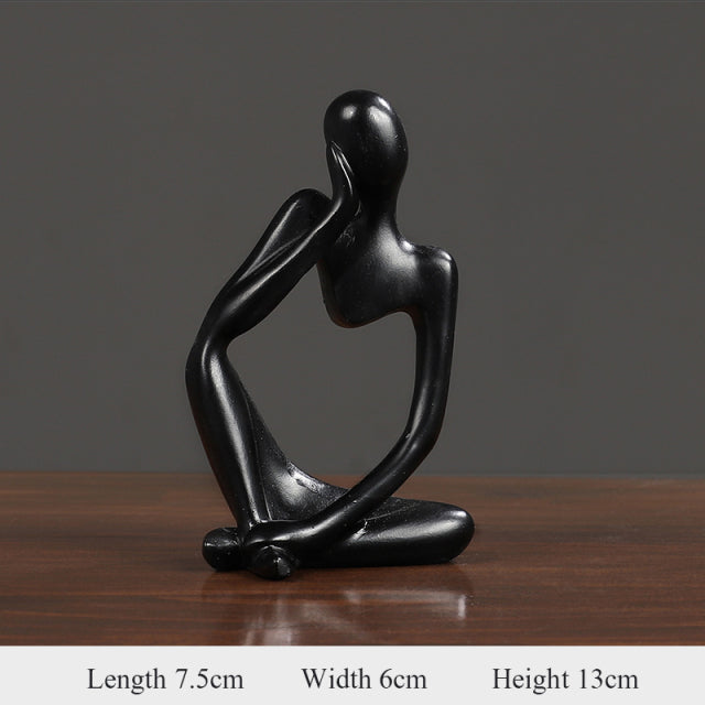 Abstract Thinker Figurines