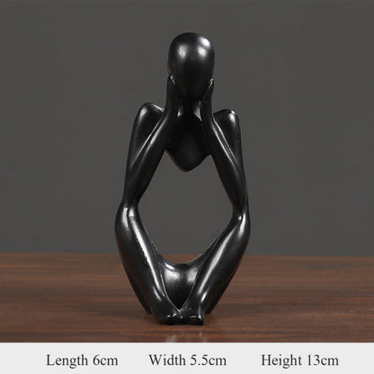 Abstract Thinker Figurines