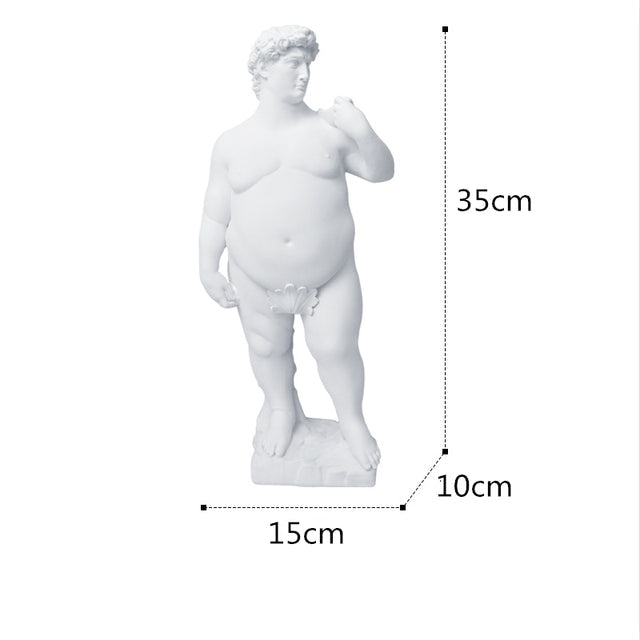 Fat David Sculpture