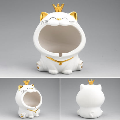 Ceramic Laughing Cat Storage/Astray