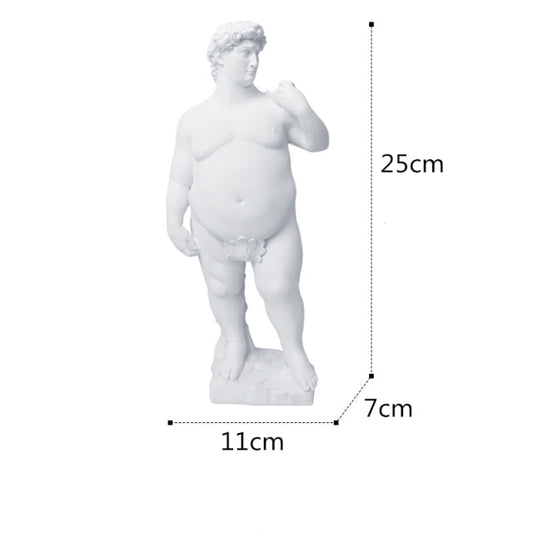 Fat David Sculpture