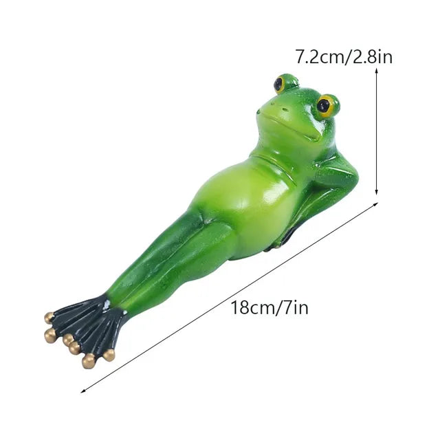 Yoga Frog Figurines