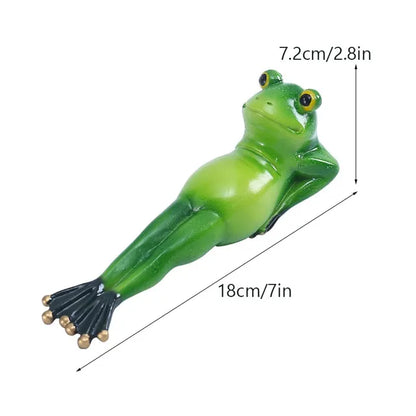 Yoga Frog Figurines