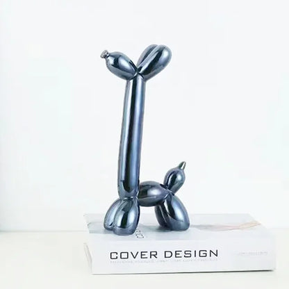 Metallic Ceramic Balloon Dog