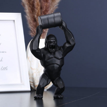 Geometric Mad King Kong Statue