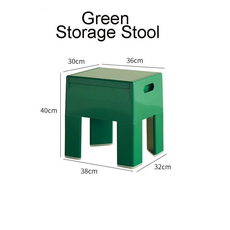 Versatile Space Age Folding Storage Stool