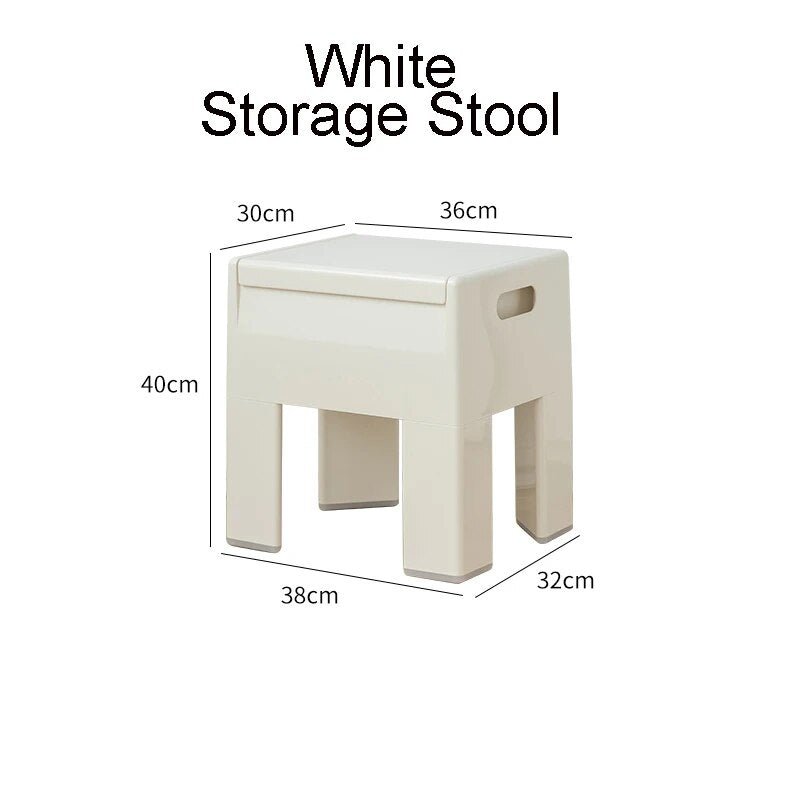 Versatile Space Age Folding Storage Stool