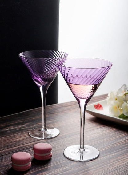 Violet Crystal Glasses