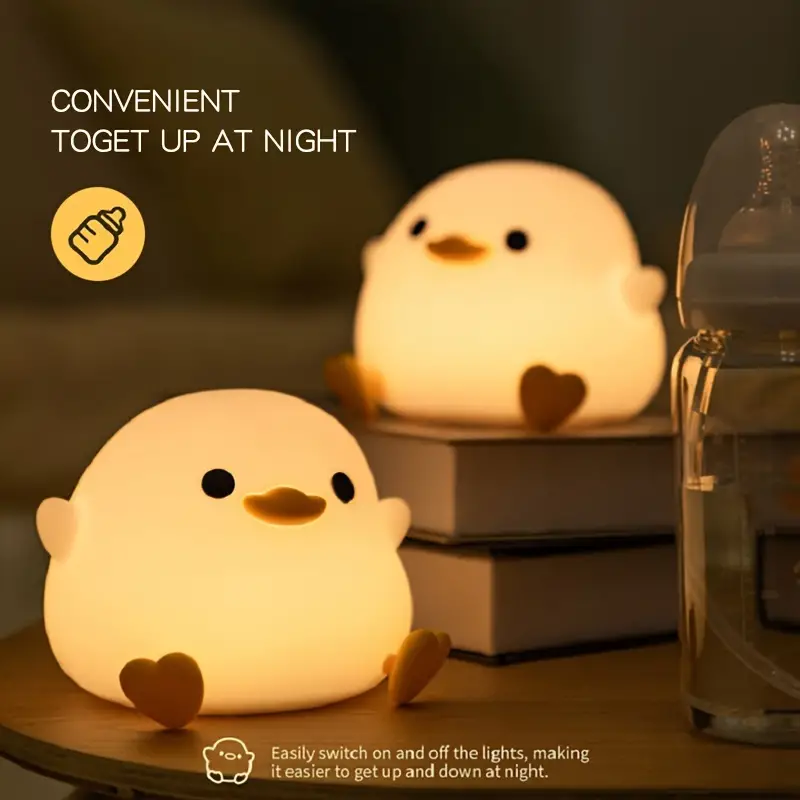 CozyDuck™ Brighten up your child’s room with this adorable LED night light!