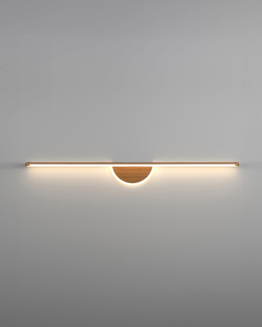 Wooden Arc Modern Wall Lamp