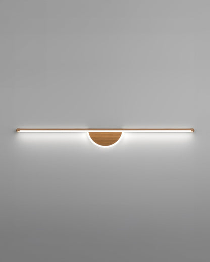 Wooden Arc Modern Wall Lamp