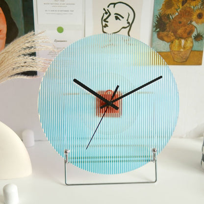 Wave Colour Gradient Silent Wall Clock