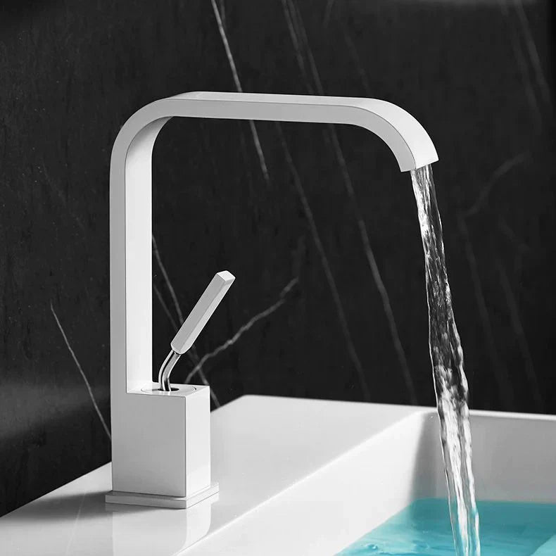 Miravique - Modern Curved Bathroom Faucet