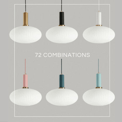 Nordic Fluted Glass Pendant Lights