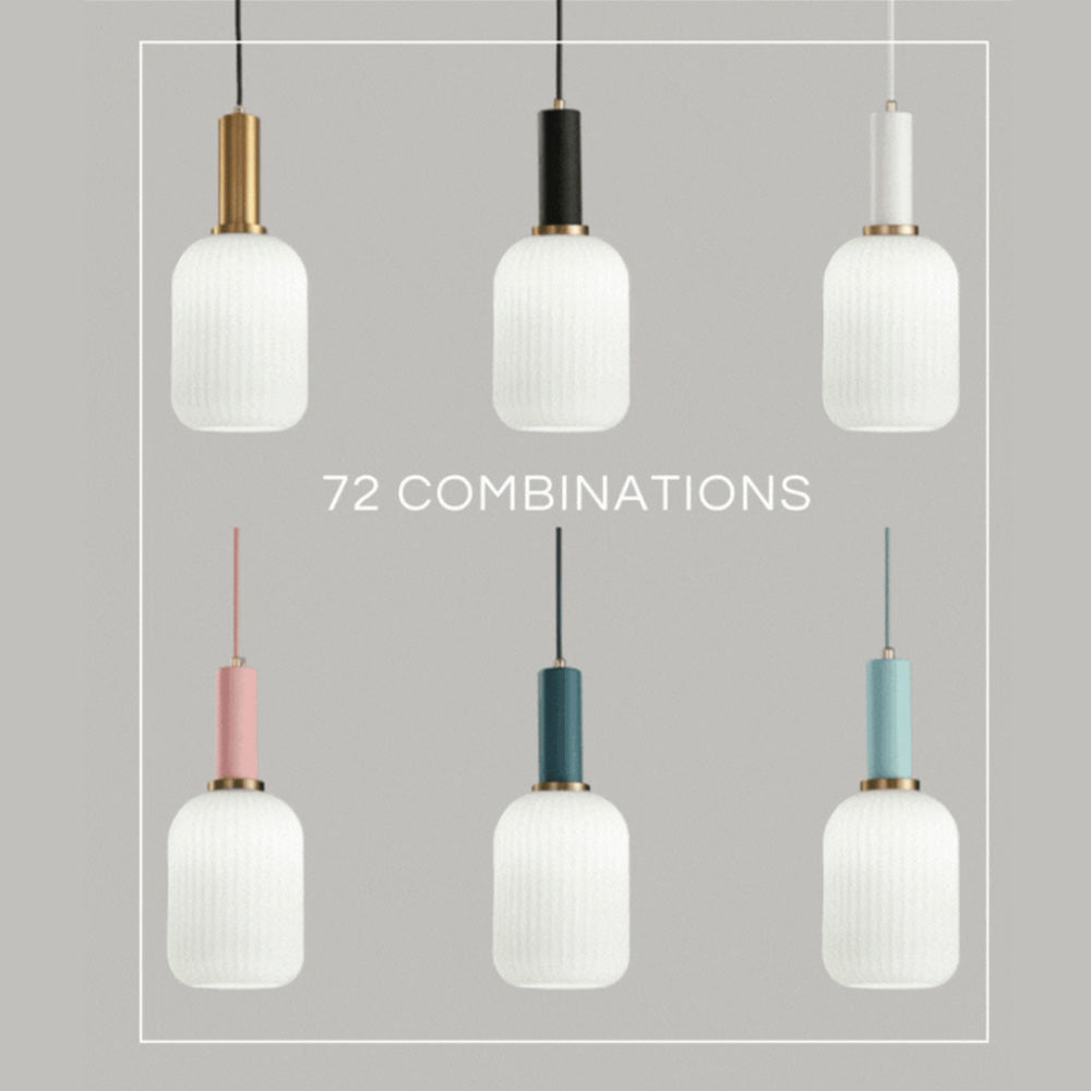 Nordic Fluted Glass Pendant Lights