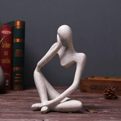 Abstract Character Sandstone Decor Figurines