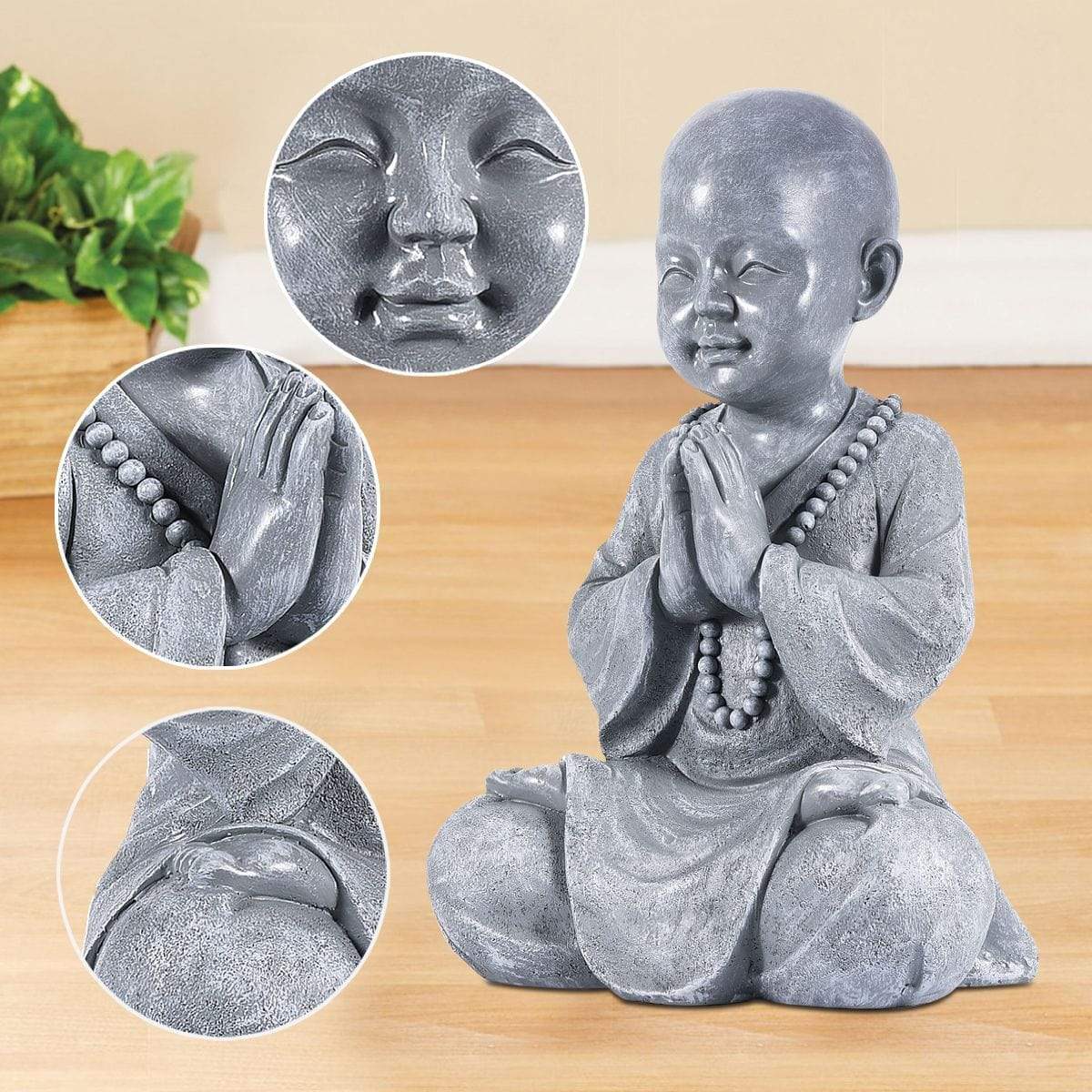 Meditating Baby Buddha Decor