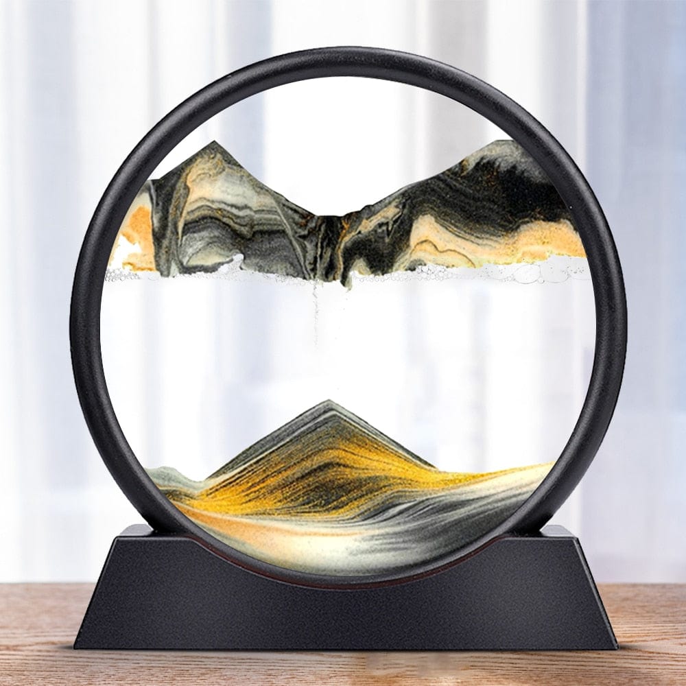 Moving Sand Glass Art