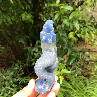 Mermaids Natural Crystal Carving