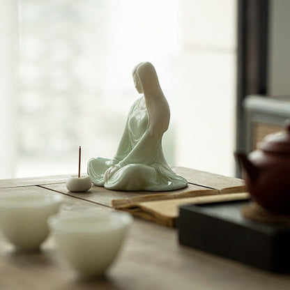 Zen Beauty Incense Holder Figurine