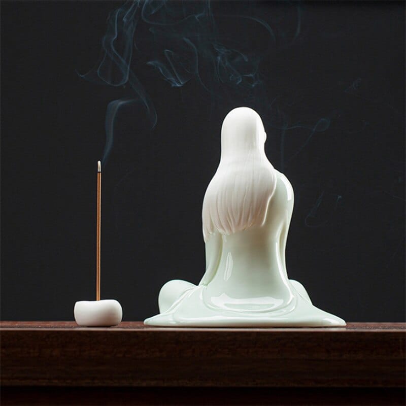 Zen Beauty Incense Holder Figurine