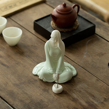 Zen Beauty Incense Holder Figurine