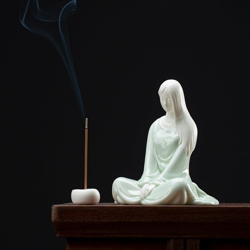 Zen Beauty Incense Holder Figurine