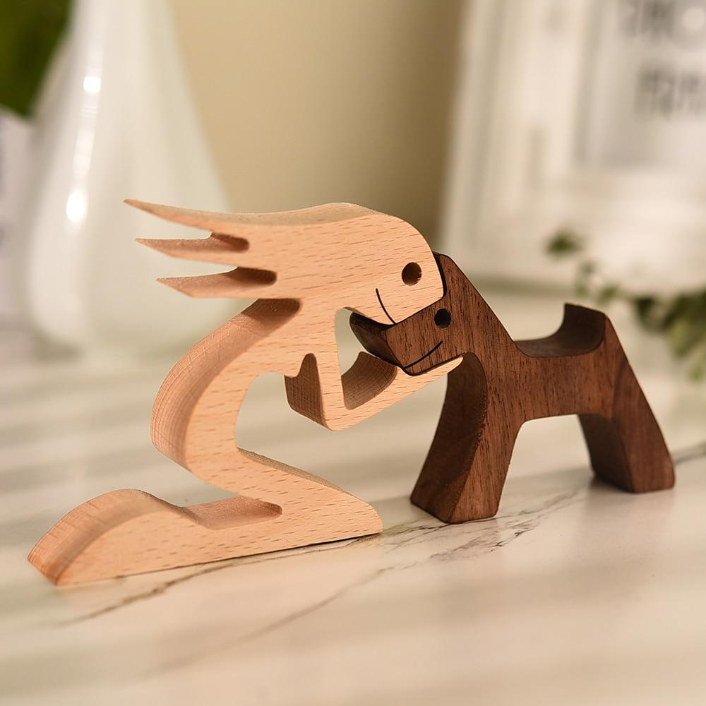 Unconditional Love Wood Figurine