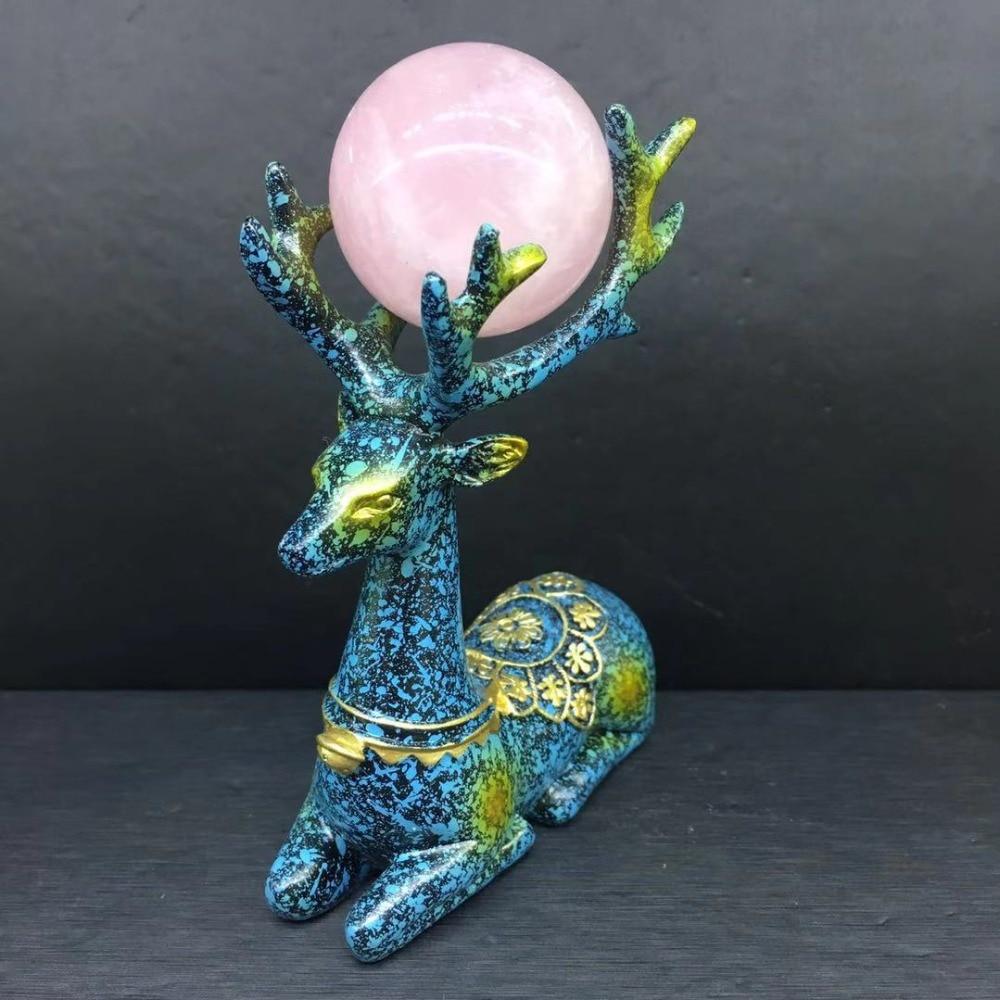 Deer Natural Crystal Figurines