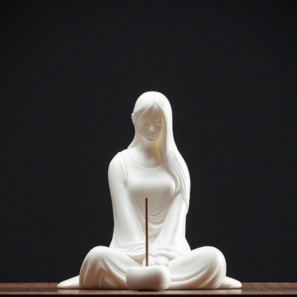 Zen Beauty Incense Holder Figurine