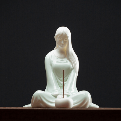 Zen Beauty Incense Holder Figurine