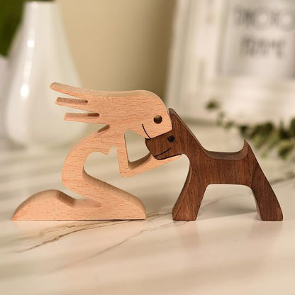 Unconditional Love Wood Figurine