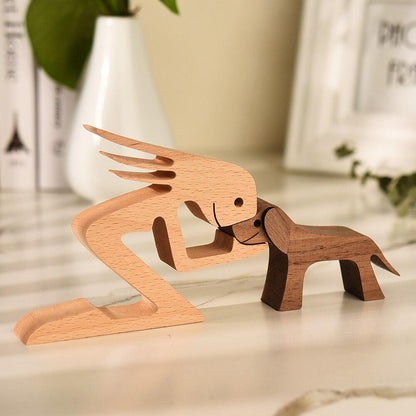 Unconditional Love Wood Figurine