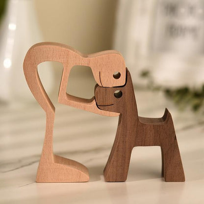 Unconditional Love Wood Figurine