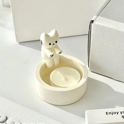 Kitten Candle Holder