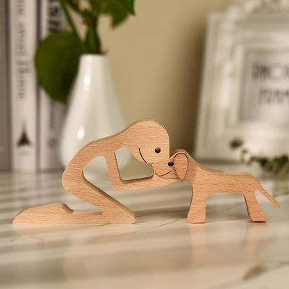 Unconditional Love Wood Figurine