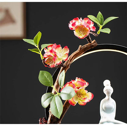 Peaceful Lady Backflow Incense Burner Lamp