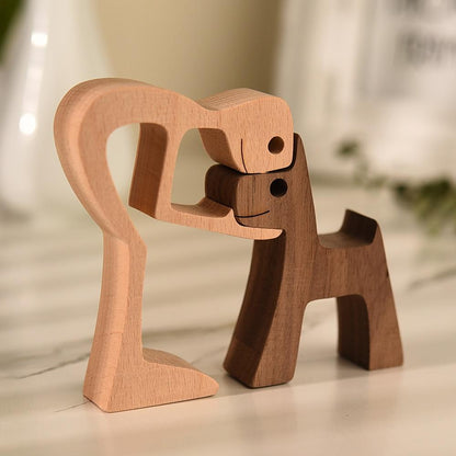 Unconditional Love Wood Figurine