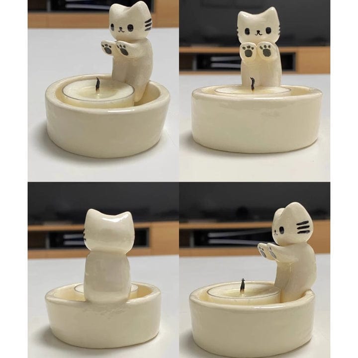 Kitten Candle Holder